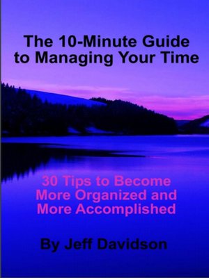 cover image of 30 Tips to Become More Organized and More Accomplished